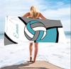 3D Strandtuch Neues Volleyballteam-Handtuch Badetücher Geschenk Schwimmen für Pool Urlaub