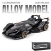 1:24 V12 Vision GT Gran Turismo Super Concept Sports Car Alloy Diecast Model Car Home Decorations Ornaments Collections Birthday