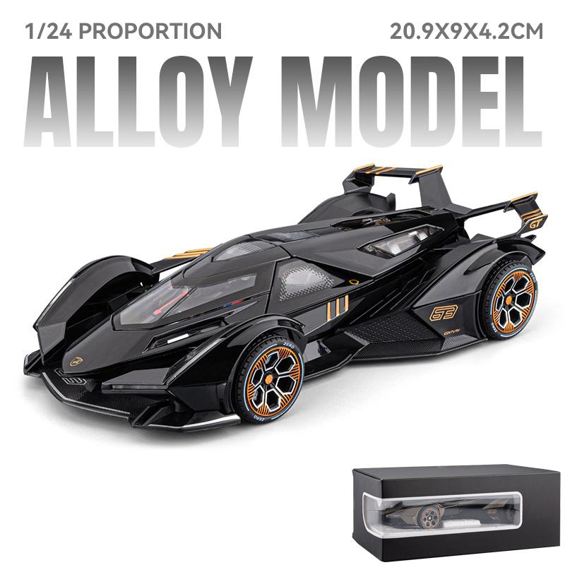 1:24 V12 Vision GT Gran Turismo Super Concept Sports Car Alloy Diecast Model Car Home Decorations Ornaments Collections Birthday