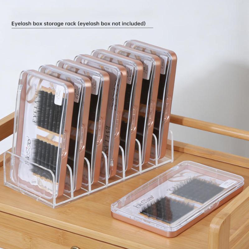 Wimpernverlängerung Zubehör Organizer Falsche Wimpern Aufbewahrungsbox Wimpern Zubehör Etui Display Ständer Make-up Puder Rouge Ständer