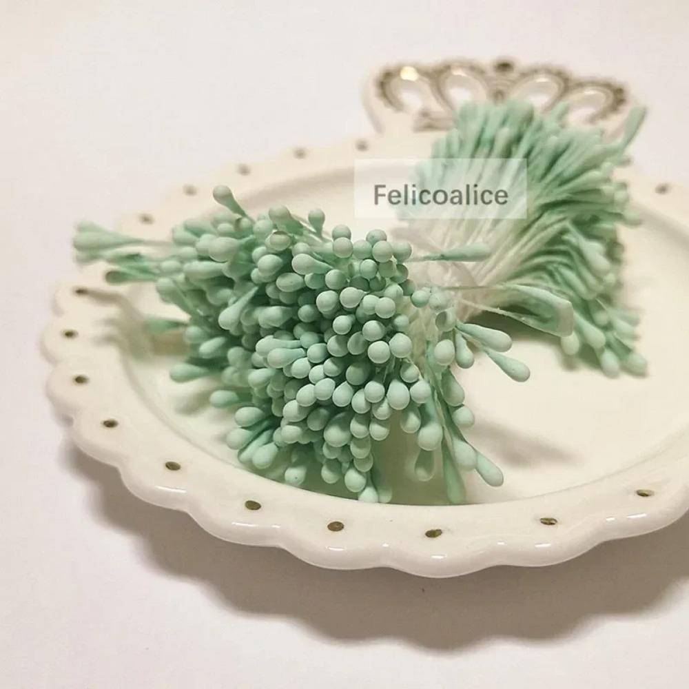 350pcs 2mm Heads Mini Flower Stamens Pistil Wedding Decoration Scrapbooking DIY Artificial Cards Cakes Flowers Accessories