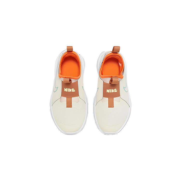 Nike Flex Runner 2 Slip Resistant Abrasion Resistant Low top Kids' Running Shoes Light Ivory White FQ6866-181