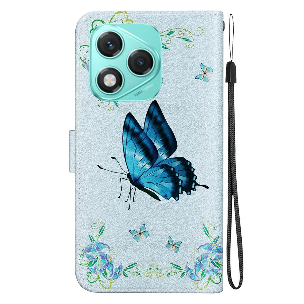 For Honor 400 Lite 5G Wallet Phone Case Anti-Drop Leather Flip Cover Pattern Printing