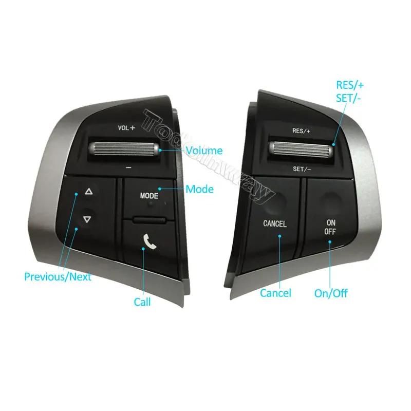 Audio Screen Steering Wheel Button Cruise Speed Control Switch For ISUZU Chevy DMAX 2019 2018 2015 MUX Accessories