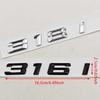 Logo Stile Auto 3D ABS Cromato Nero 316i 318i Emblema Baule Posteriore Adesivo Per BMW Serie 3 E36 E46 Accessori Auto