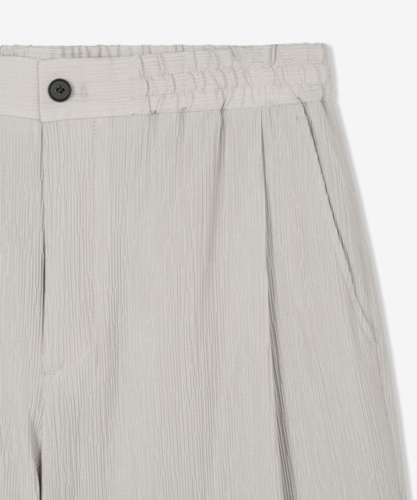 Tienjiti Kinoshita Seersucker Semi-Wide Pants (Light Beige) Tnpa6E205I2