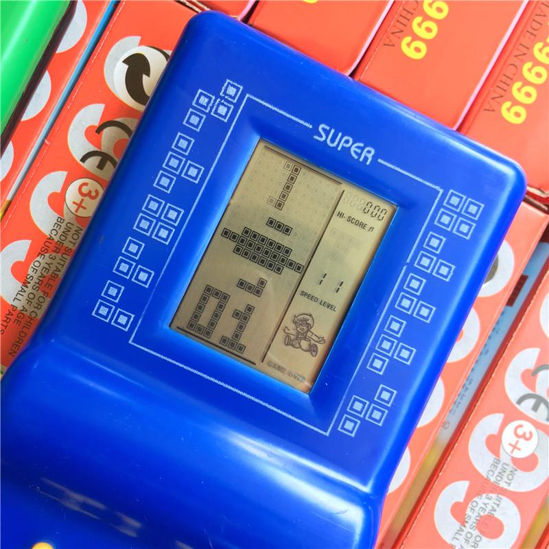 Klassische Mini Tetris Konsole: Nostalgisches Handheld-Spiel für Kinder