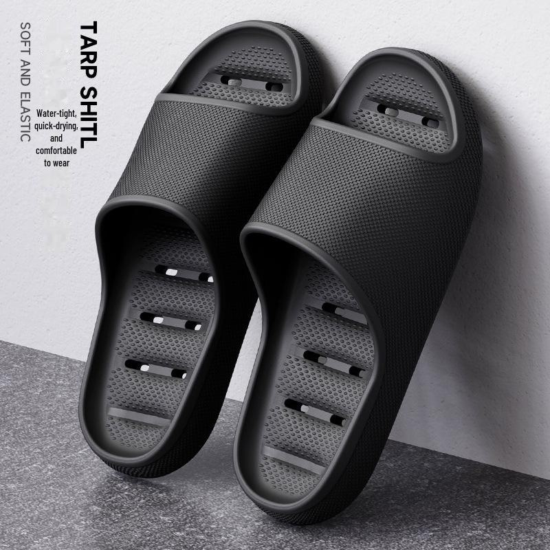 EVA Sklisikre Tykksålede Badesandaler - Sommer Deodorant, Hul Design for Innendørskomfort