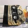 Alien and Supernatural Print Flannel Blanket,High quality Comfortable for All Seasons,Home Decor,Warmth and Comfort,Perfect for Christmas Gifts