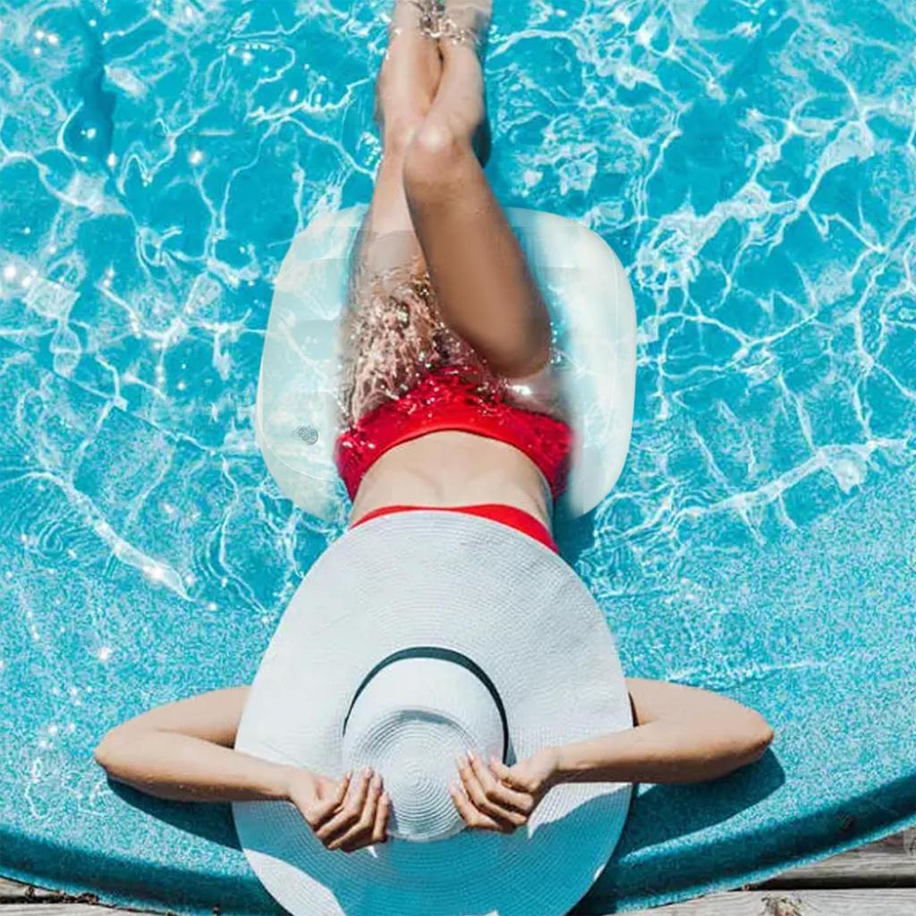 Bubbelbad Booster Sits Bärbar Booster Sittkudde För Badkar Inomhus Utomhus Bubbelbad Sits Kudde För Hem Badkar Badrum