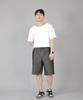 Seinteukeulu Pintuck Shorts Eps-350 Gray Black Denim