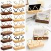Multiple Styles Business Card Holder Wooden Desk Card Display Rack Desktop Card Holder Office