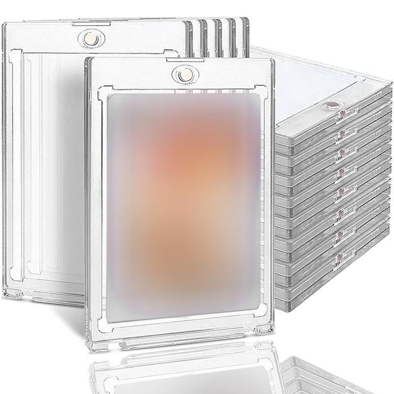 35PT Magnetic Holder Trading Cards Protectors Hard Plastic Sleeves Display Case Baseball Sports Standard Card2025 NEW