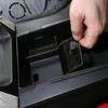 For BYD Yuan UP EV 2024 Accessories ABS Black Centra Armrest Secondary Storage Sort Tidy Up Box Center Console Organizer Tray