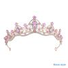 Hochzeit Haar Tiara Kristall Braut Tiara Krone Silber Farbe Diadem Schleier Tiaras Hochzeit Haarschmuck Kopfschmuck Kopfschmuck