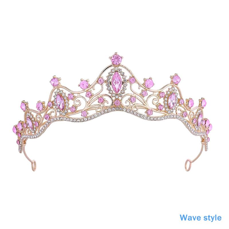Hochzeit Haar Tiara Kristall Braut Tiara Krone Silber Farbe Diadem Schleier Tiaras Hochzeit Haarschmuck Kopfschmuck Kopfschmuck