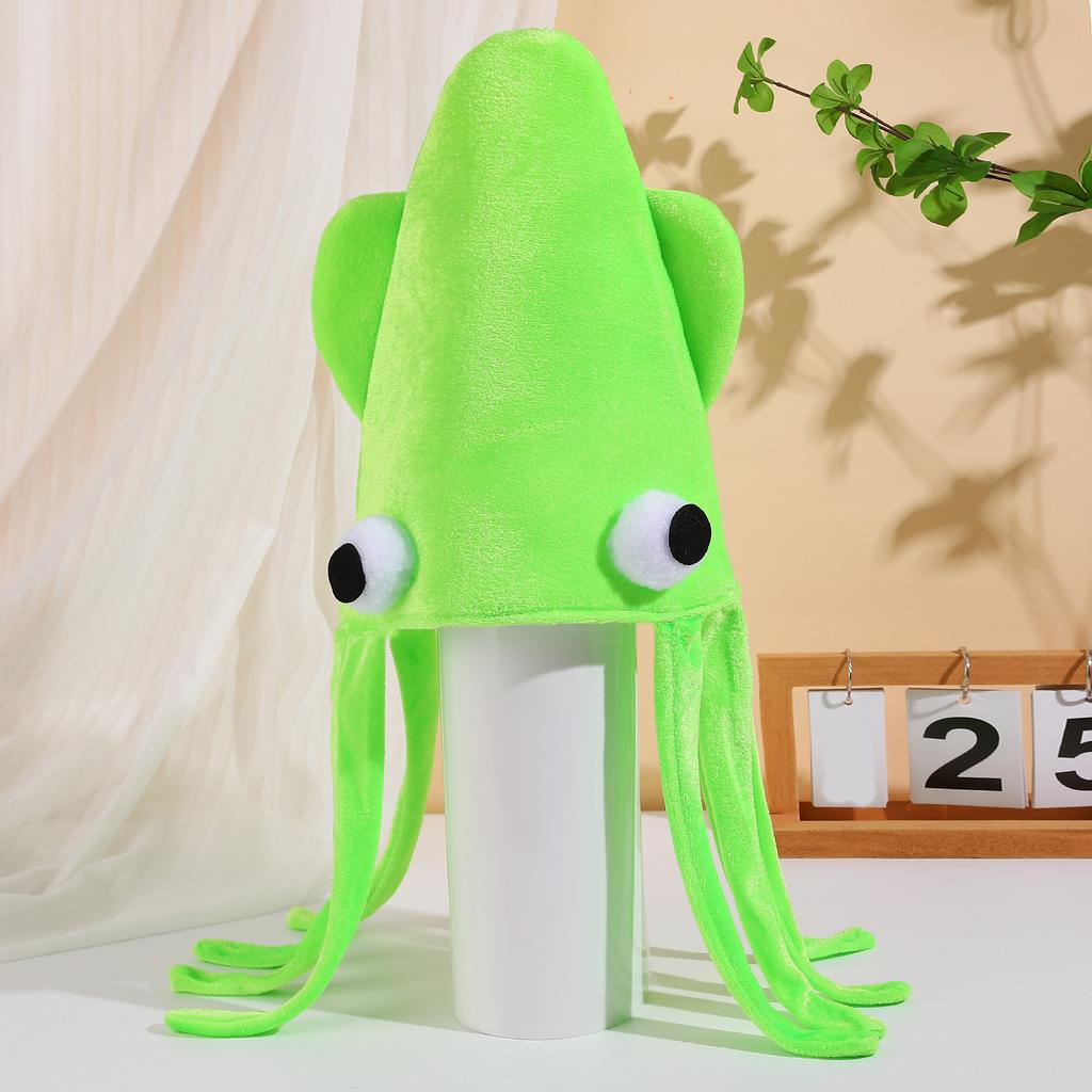 Creative Octopus Hat Creative Design For Costume Parties Festival Event And Performances Halloween Dressingup Headpiece