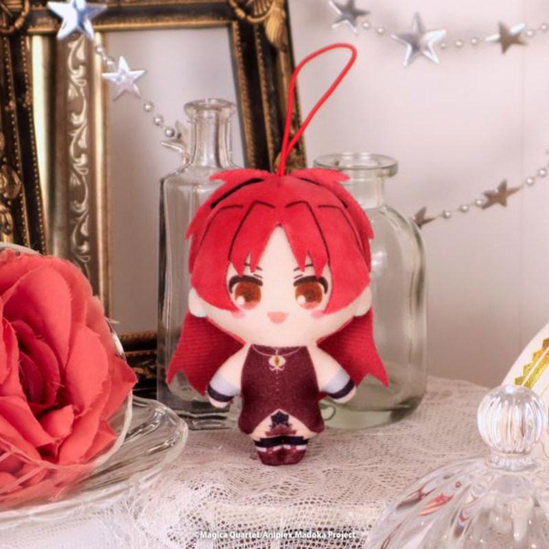 FUKUYA Authentic Puella Magi Madoka Magica Plush Keychain Madoka Kaname Homura Akemi Mami Tomoe 8cm Anime Bag Pendant