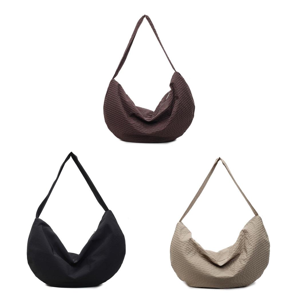 Summer Style Large Capacity Nylon Tote Bag With Zipper Closure For Daily Use