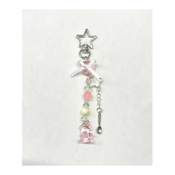 [Wego] Beads Keychain C Custom Cute School Gift for Women