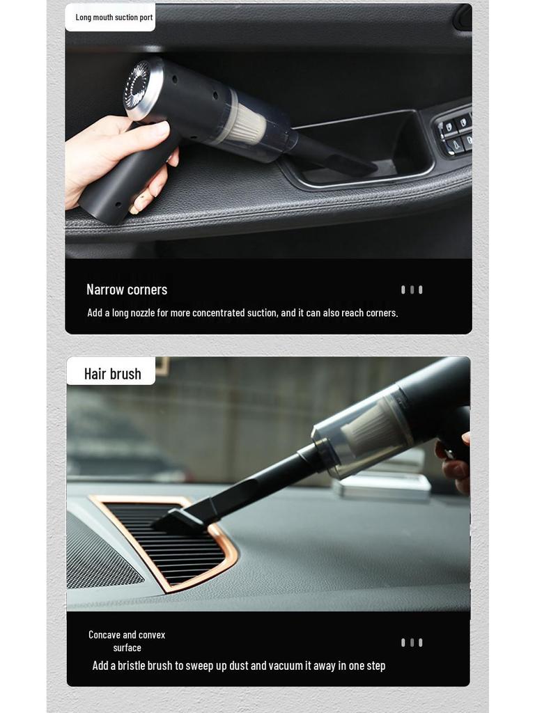 Wireless High-Power Handheld Car Vacuum Cleaner with Strong Suction