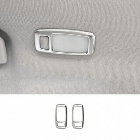 Подходит для Nissan Altima/Teana - Серебристая стальная накладка на плафон заднего освещения