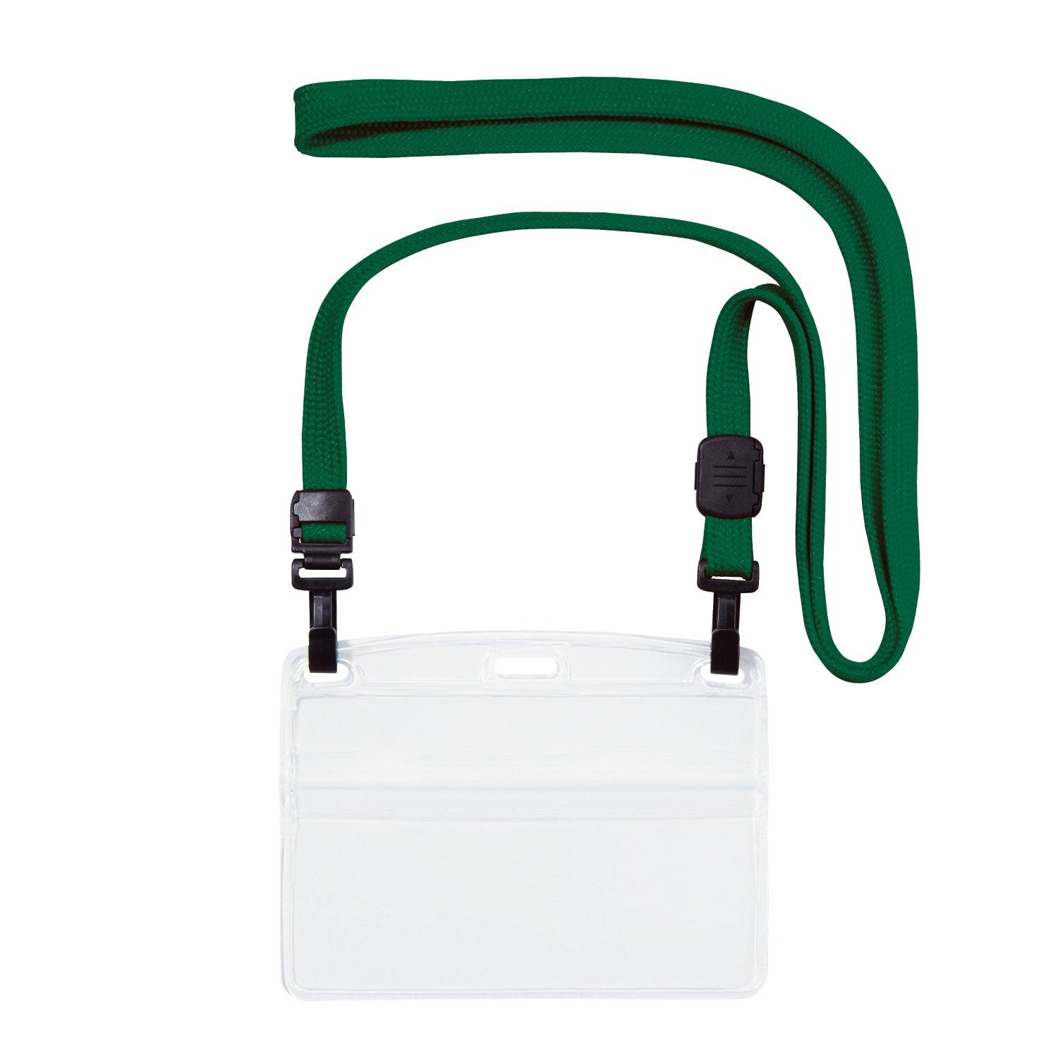 

Open Industrial Hanging Name Tags, Anti-Flip, 10-Count, Green, NL-1-GN