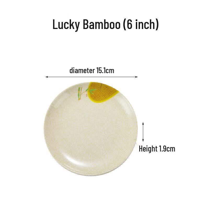 

6-inch Melamine Dinner Plates (10-pack)