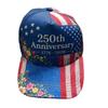 Men's And Women's American Anniversary Commemorative Digital Print Baseball Cap For Adults With Retro Elements