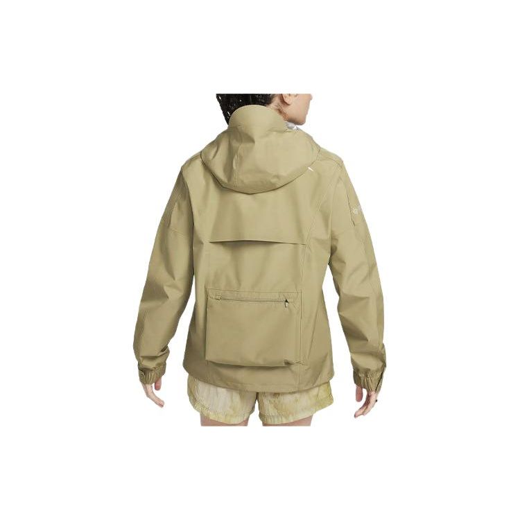 Nike Trail Gore-Tex Infinium Embroidered Logo Hooded Jacket Women Jacket Olive FB7642-276