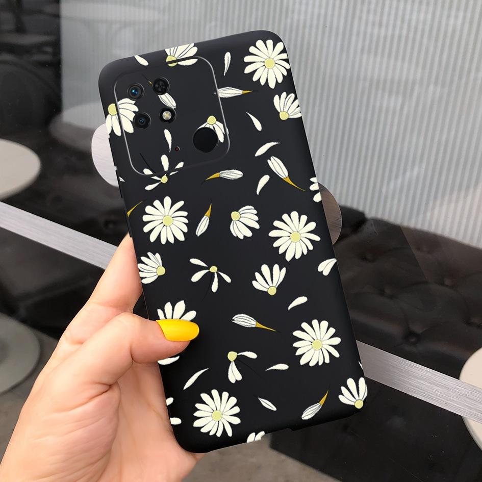 For Xiaomi Redmi 10C Phone Case New Popular Flower Painted TPU Cover For Xiaomi Redmi 10C 4G Bumper Redmi10C NFC 2022 Soft Funda