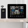 Weather Forecast Station Moon Phase Tides Tracking Wireless Sensor Color Display Temperature Humidity Monitor Alarm Clock