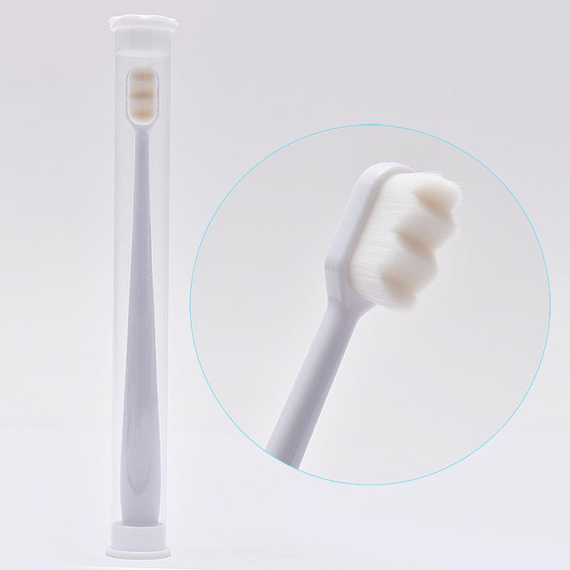 Soft Bristle Toothbrush Adult Cleaning Toothbrush Ultra-fine Soft Toothbrush Super Soft Teeth Deep Cleaning Portable Toothbrush
