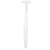 Tongue Brush Silicone Portable Freshen Breath Tongue Scraper Cleaner for Oral Care White Transparent