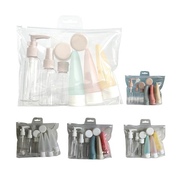 Travel Makeup Tool Reusable Storage Bottle Kit Practical Lotion Toner Spray Shampoo Moisture