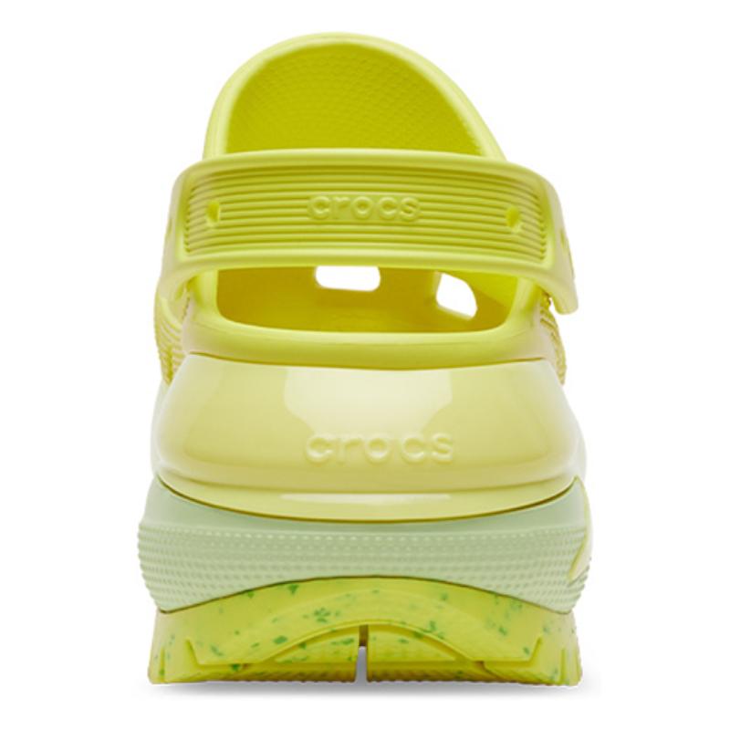Crocs Classic Halo Thick Sole Crush Clogs 6.1cm Women's Sour Yellow