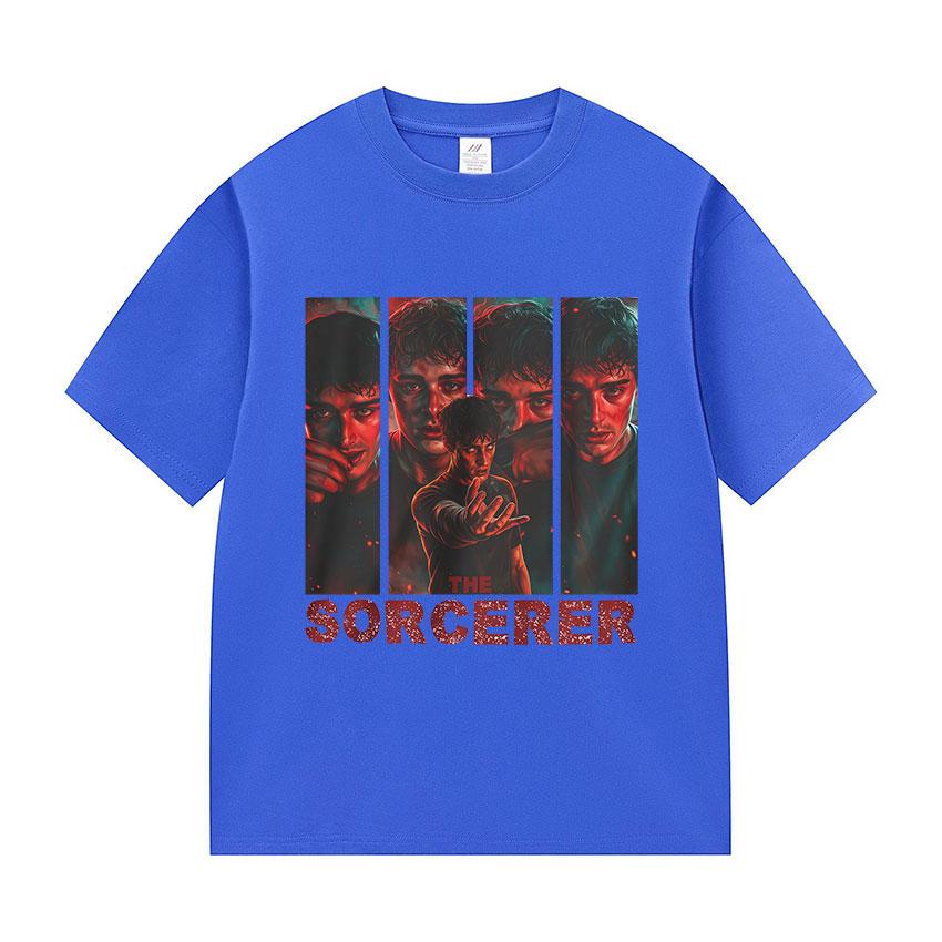 Tv Series Will Byers The Sorcerer Graphic T Shirts Unisexs Vintage Fashion Short Sleeve Tshirt Unisex 100 Cotton Tshirt Streetwear