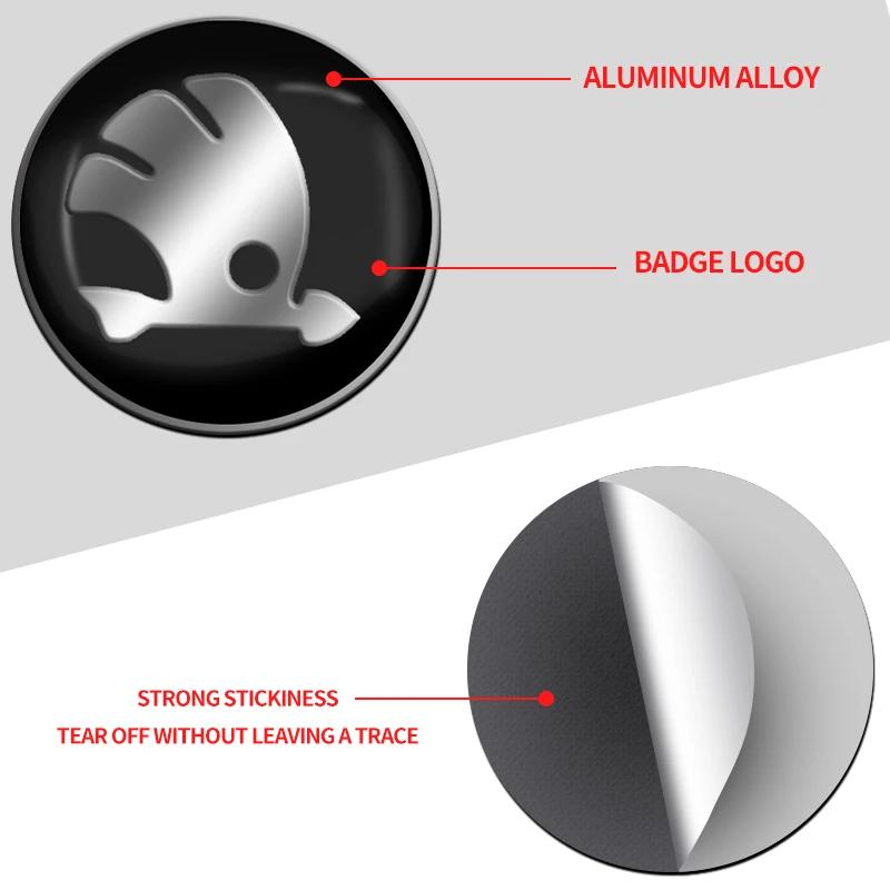 2025 Fierbinte 56mm Jante Auto Capace Centru Butuc Capac pentru Logo Skoda Rapid Kodiaq Fabia Karoq Laura Superb 2 VRS Yeti Octavia Scala
