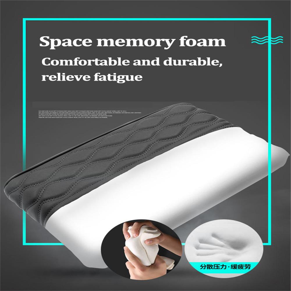 Car Armrest Pad Cover Universal Center Console Wave Pattern Auto Seat Armrests Box Protection Cushion Hand Supports