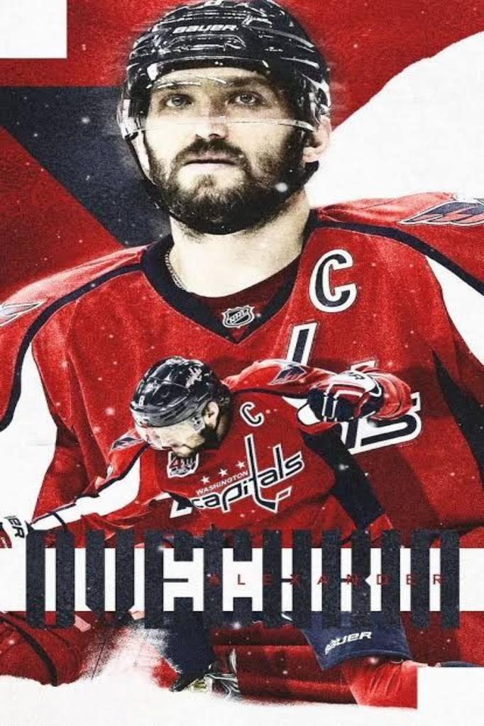 Metal Wall Art Hockey Ovechkin Sports Decor Gym Man Cave Gift