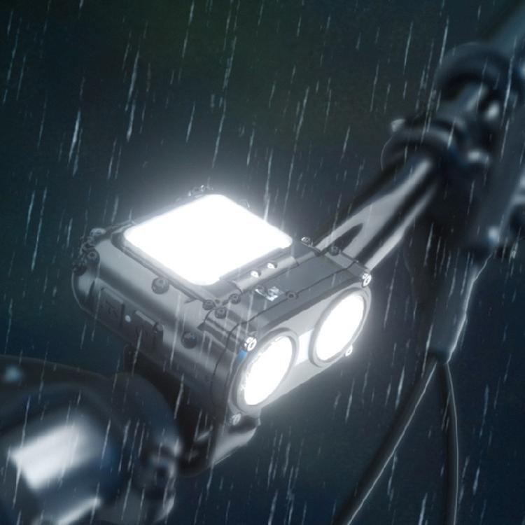 Cycling Bicycles Front Light 1500mAh 900lumens Compacts Rechargeable Bike Lamp for Various Terrains