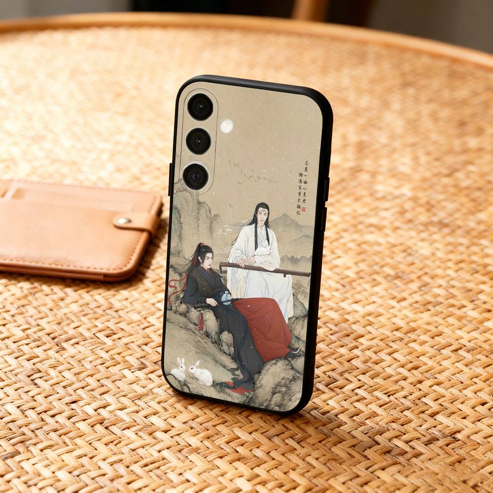 Y-Yibo W-Wang  The U-Untamed  Phone Case For Samsung  A73,72,71,53,52,51,22,91,80, Soft Black Cover