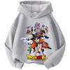 Dragon Ball Chibi Characters Kids Hoodie 100-160 Size 3-12 Years Boys Casual Sporty Children's Sweatshirt