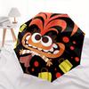 Inside Out 2 Theme Automatic Compact Folding Cute Umbrella - Portable and Durable, 8-Bone Iron Umbrella for All Weather0707091