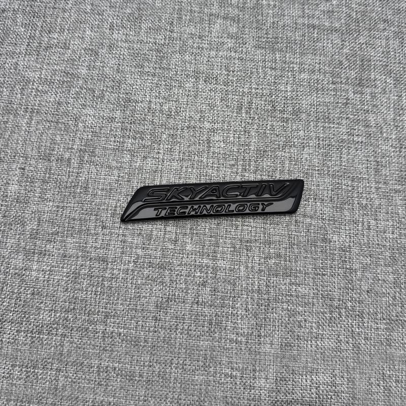 Mazda 3 Czarny Tylny Klapa Bagażnika "Czarny Wojownik" SKYACTIV Naklejka na Bagażnik