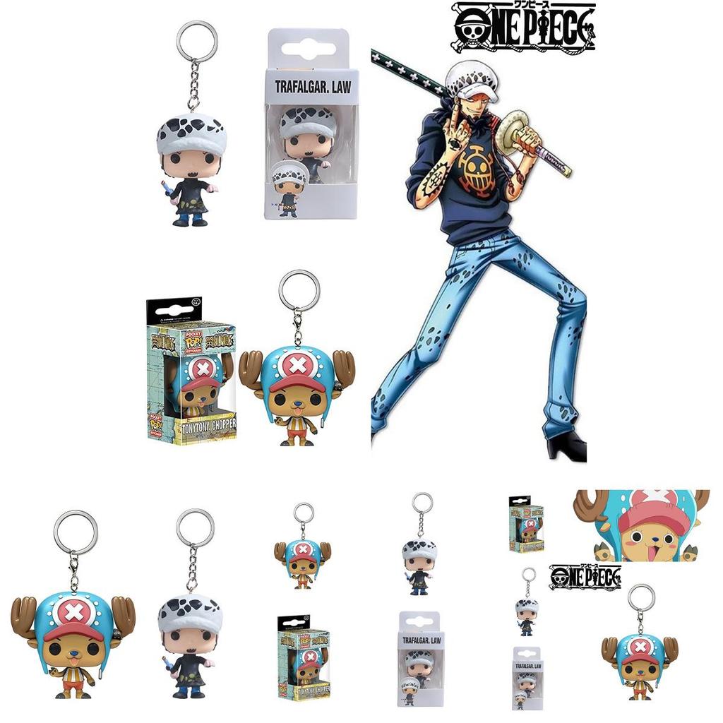 Pop Best-selling One Piece Luffy Anime Pvc Keychain Toy Gift Wholesale