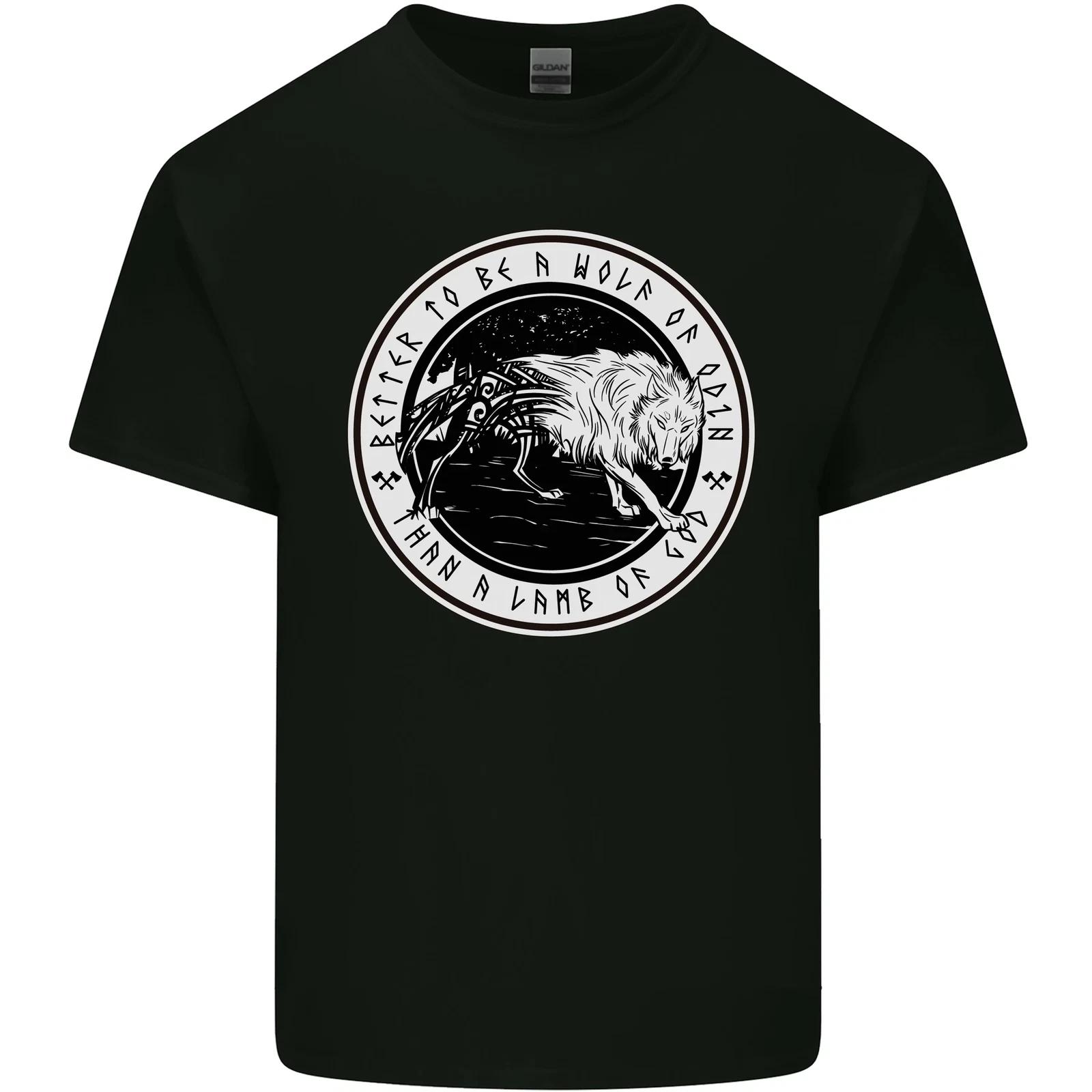 

Viking a Wolf of Odin Than a Lamb of God Kids T-Shirt Childrens XL