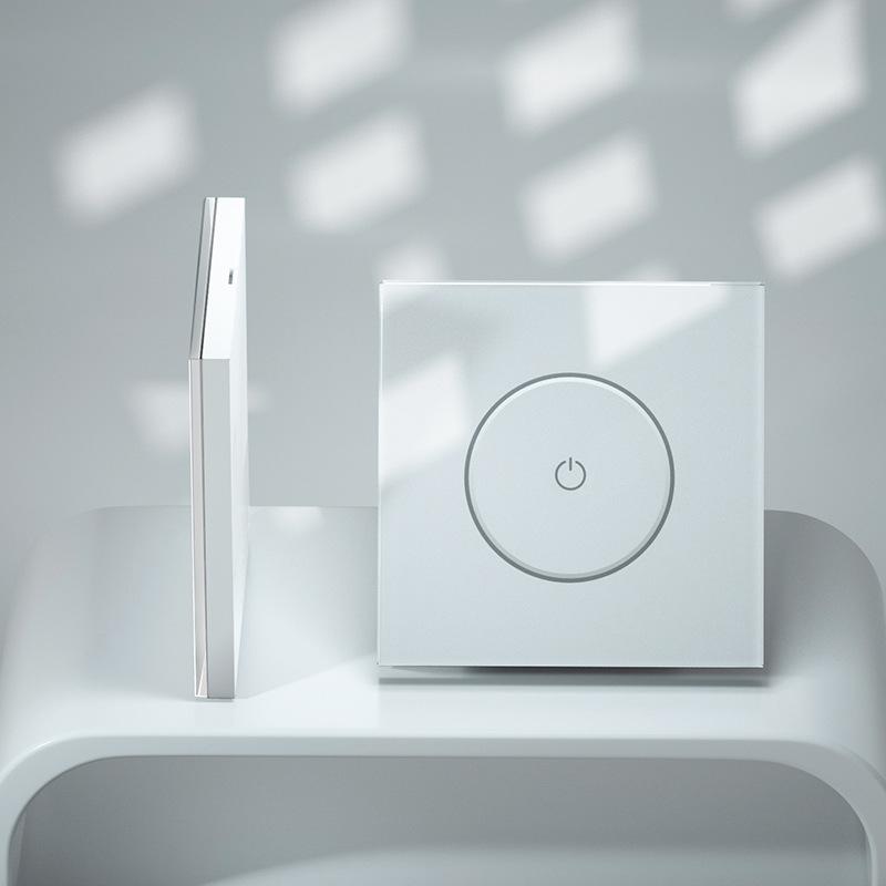 Smart WiFi Touch Switch Panel with Voice Control, Mijia Compatible, Mobile Remote Function, 86 European Standard