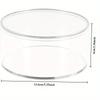 4/8 Stück Runde Acrylgläser mit Deckeln 13,6 cm Ausstellungs-Schmuck-Organizer-Behälter für Hochzeitsgeschenke, Party-Leckereien, Perlen & Bastelbedarf