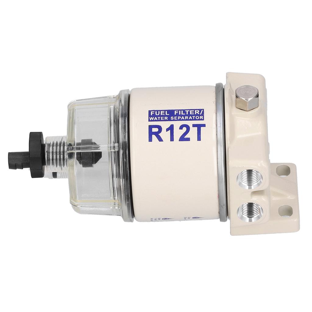 Filtru de combustibil marin SpinOn Separator de apă Debit 30GPH cu drenaj autoventilat Înlocuire R12T
